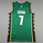 Maillot de Basket #7 Brown Celtics 22-23 city Brodé